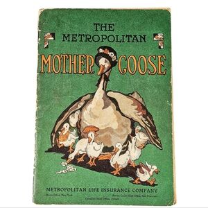 Vtg PB booklet The Metropolitan Mother Goose by Elizabeth C. Watson, ca 1930